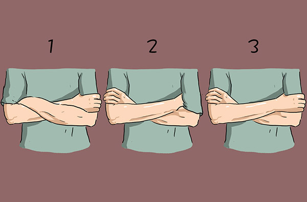 【心理測驗】從手臂交叉的三種方式，了解你是哪一種性格的人？