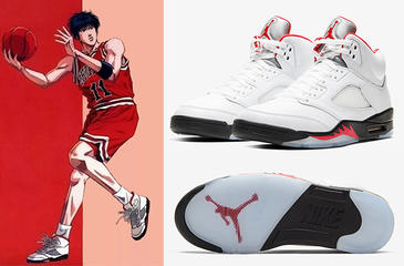 流川楓配色霸氣回歸！Air Jordan 5「Fire Red」經典OG復刻，鞋迷：我還