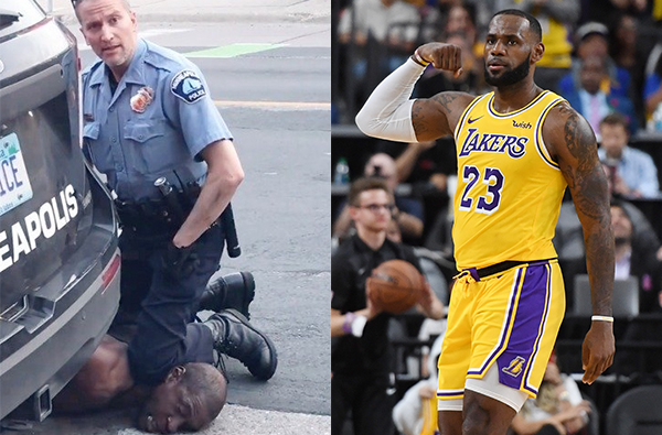 美國黑人喬治弗洛伊德遭警察「膝蓋壓脖子」暴力執法致死！NBA球星怒：我們是人，不是畜生！