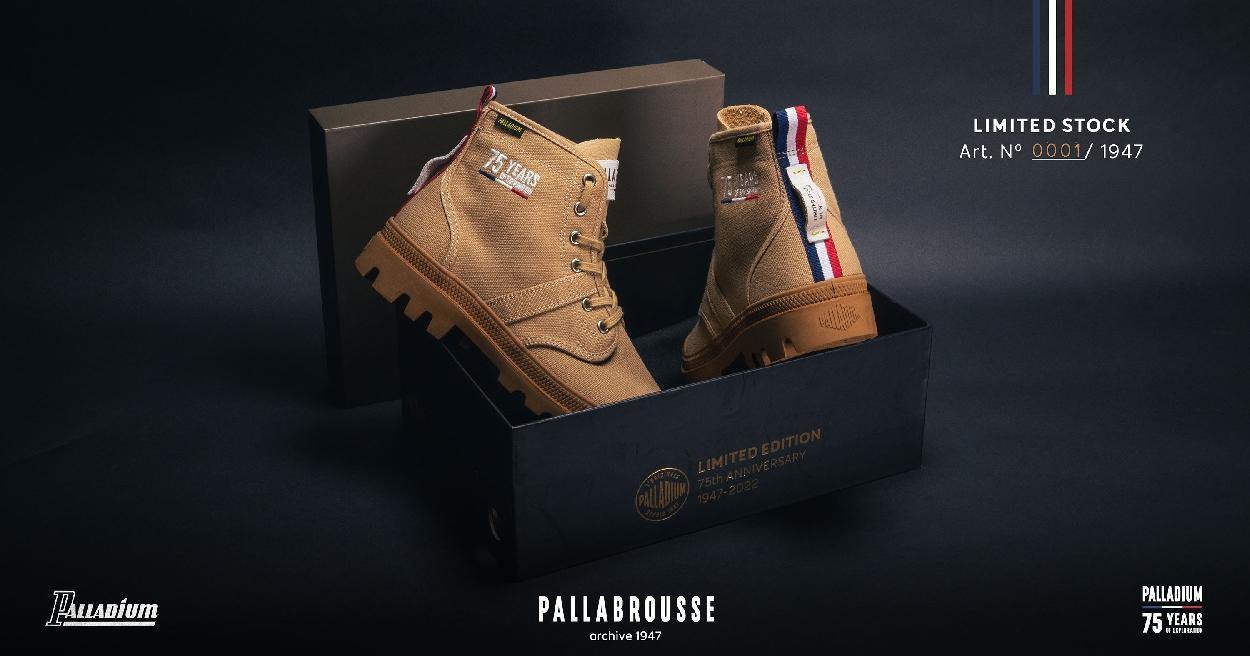 PALLADIUM邁入七十五週年！復刻推出紀念版傳奇軍靴 75TH 全球限量1947雙