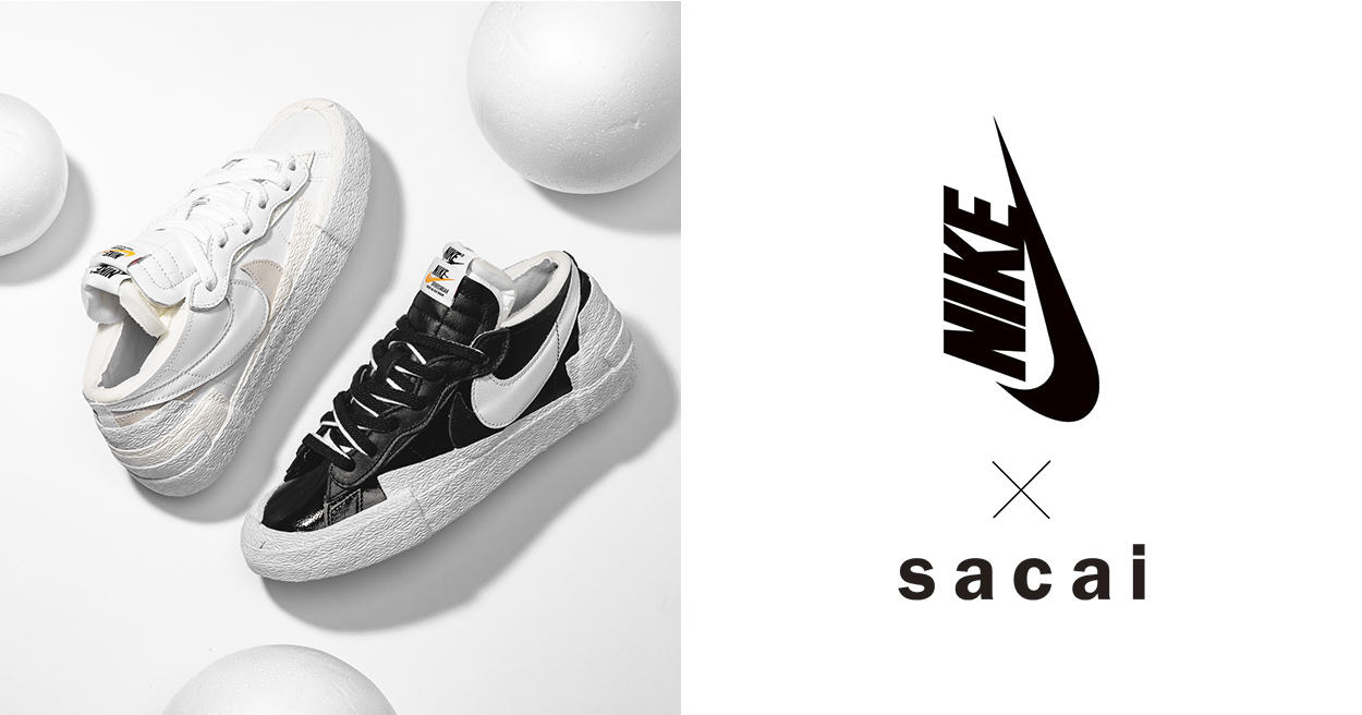 準備開搶！sacai x Nike Blazer Low 即將發售，黑白漆皮鞋身質感又百搭！