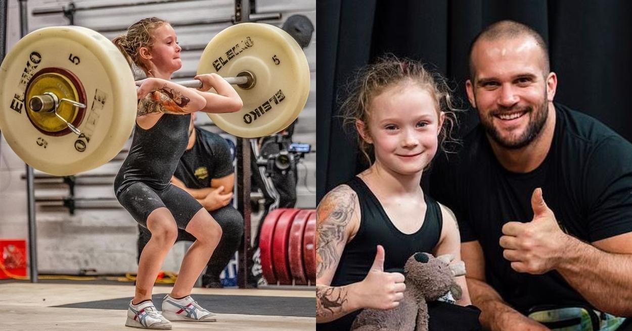 你9歲在幹嘛？加拿大9歲女孩硬舉100公斤，被譽地表最壯蘿莉！