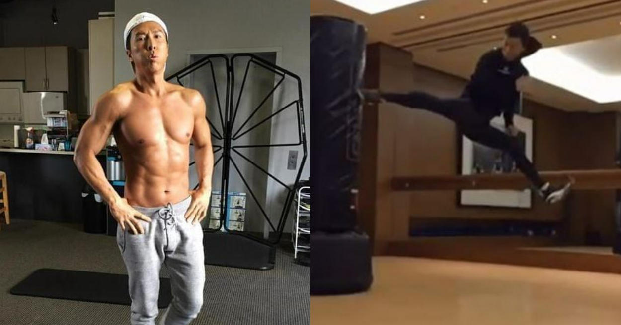 甄子丹57歲健身菜單公開！1天1萬次飛踢只是小意思！