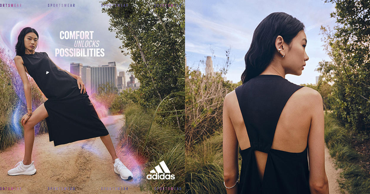 《魷魚遊戲》鄭浩妍大秀美背！時尚演繹 Adidas 全新「New Capsule」系列
