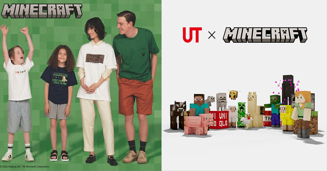 穿上《Minecraft》與 UNIQLO 的聯名系列 UT，啟動遊戲Fun一夏！