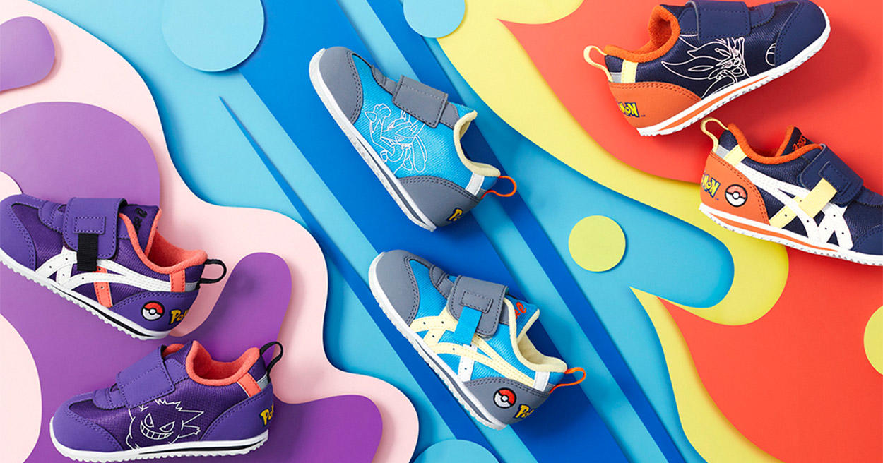 ASICS推出超可愛寶可夢系列童鞋！頑皮昆蟲系列鞋款接棒登場！