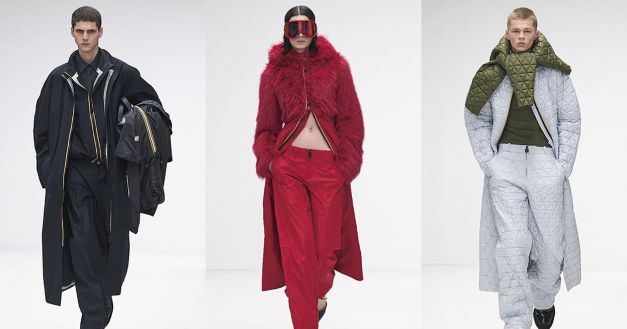 法國服飾品牌 K-WAY 征戰秋冬米蘭男裝週，時尚機能潮服獨領風騷