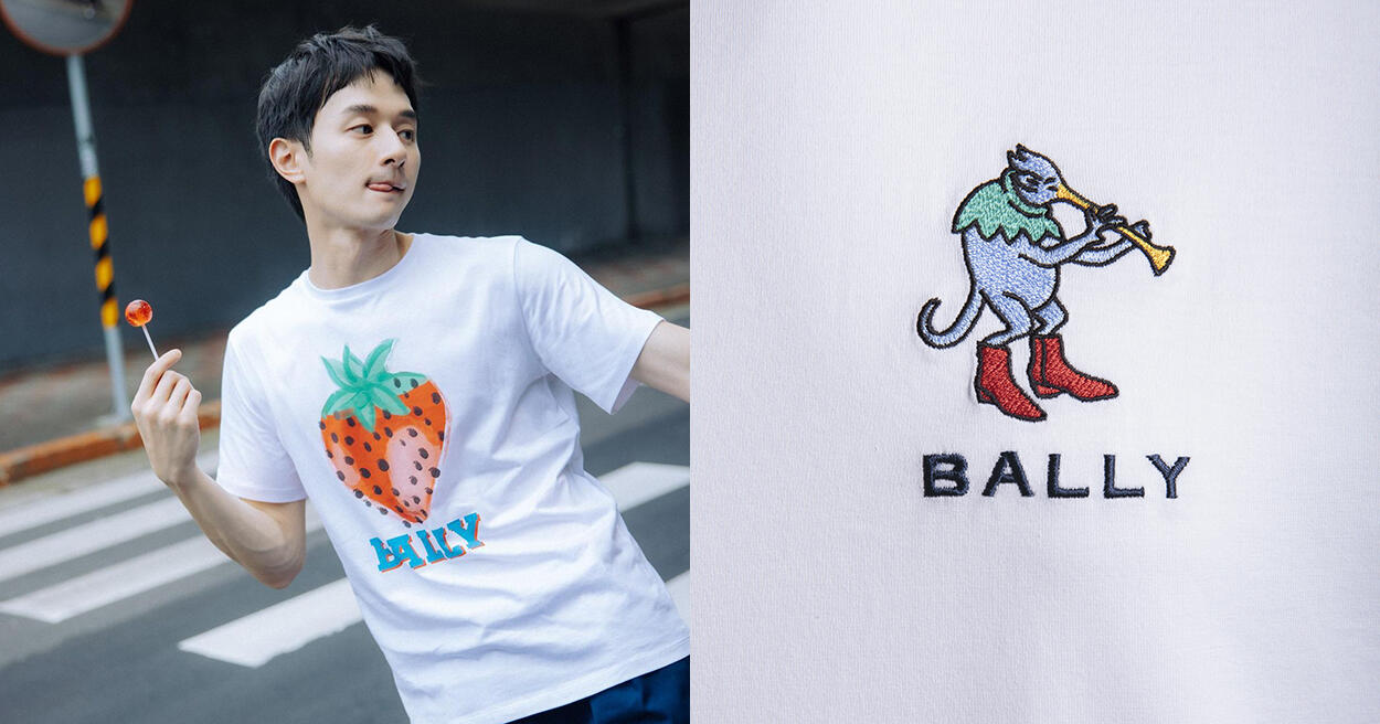 張軒睿著用！Bally 男士夏季新品推薦，刺繡印花棉T時尚又童趣