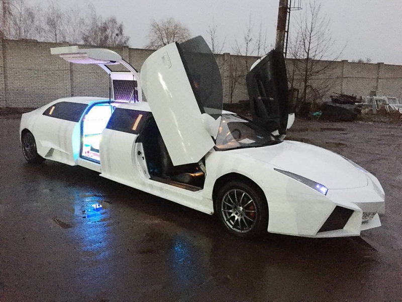 全球「最長」超跑就是它！烏克蘭「VIP-Lim」推出Lamborghini Reventon稀有「超長」複刻版！