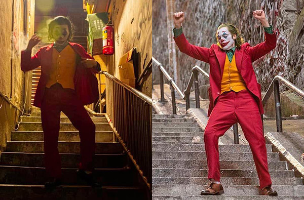 台女大生神複製「小丑」！台灣九份階梯也能拍出《小丑》階梯跳舞場景